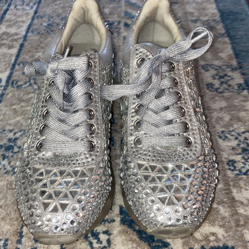 Steve Madden Rhinestone Sneakers - Picture 2 of 6